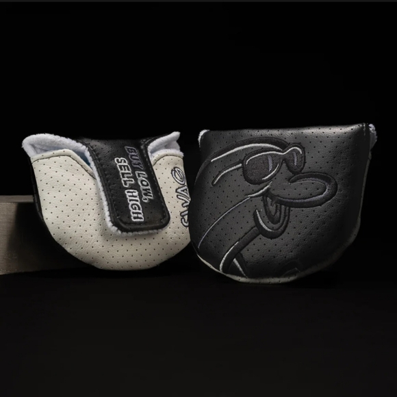 SWAG GOLF Other - SWAG GOLF Black & White Big Flipper Boss Mallet Cover SOLD OUT